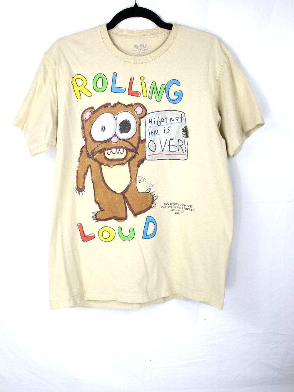 ROLLING LOUD 2021 NOS EVENT CENTER SOUTHERN, CA 12/10-12/21 100% COTTON SIZE M